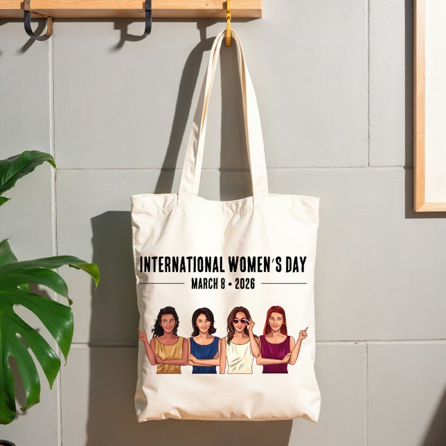 Bolsa Tote Dia Internacional da Mulher (Criador carregado)