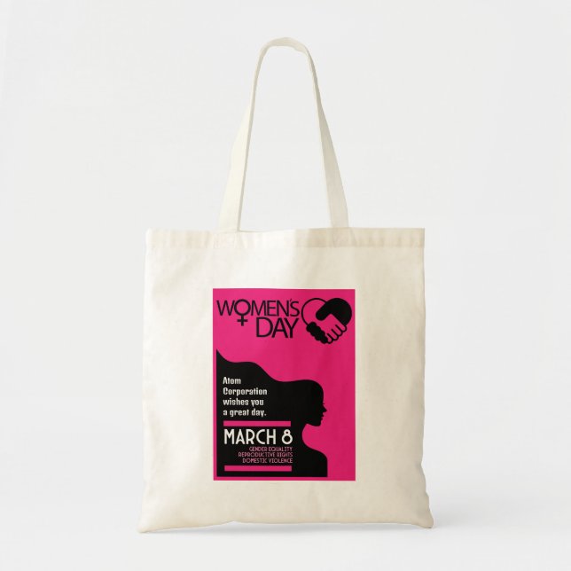 Bolsa Tote Dia Internacional da Mulher (Frente)