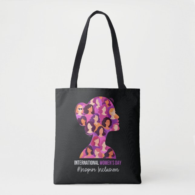 Bolsa Tote Dia Internacional da Mulher 8 de Março  (Frente)