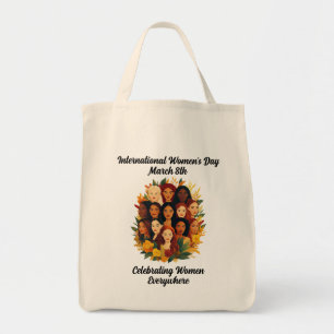 Bolsa Tote Dia Internacional da Mulher - Celebrar as Mulheres