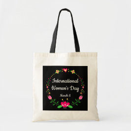 Bolsa Tote Dia Internacional da Mulher Floral