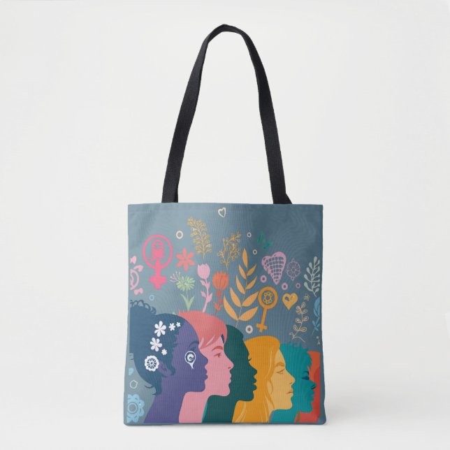 Bolsa Tote Dia Internacional da Mulher - Inspire Inclusão (Frente)