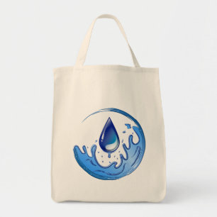 Bolsa Tote Dia Mundial da Água Salve a Terra