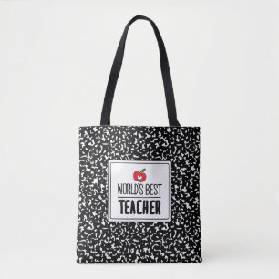 Bolsa Tote Dia Mundial de Professores de Melhor Apreciação