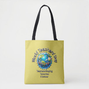 Bolsa Tote Dia Mundial dos Professores. Professores A Moldar 