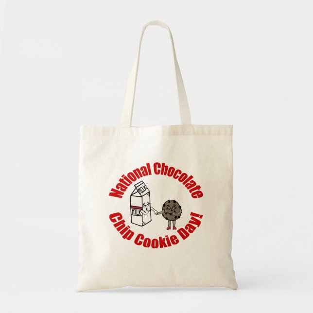 Bolsa Tote Dia Nacional do Chip Cookie! (Frente)
