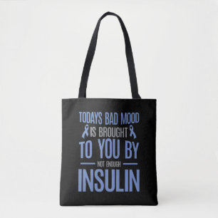 Bolsa Tote Diabetes Consciência Insulin Warrior Diabetes