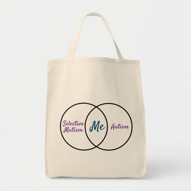 Bolsa Tote Diagnóstico duplo do diagrama Venn (Frente)