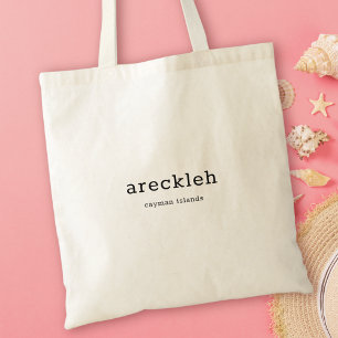 Bolsa Tote Dialeto Caymaniano Humorístico Arekleh Tote Bag