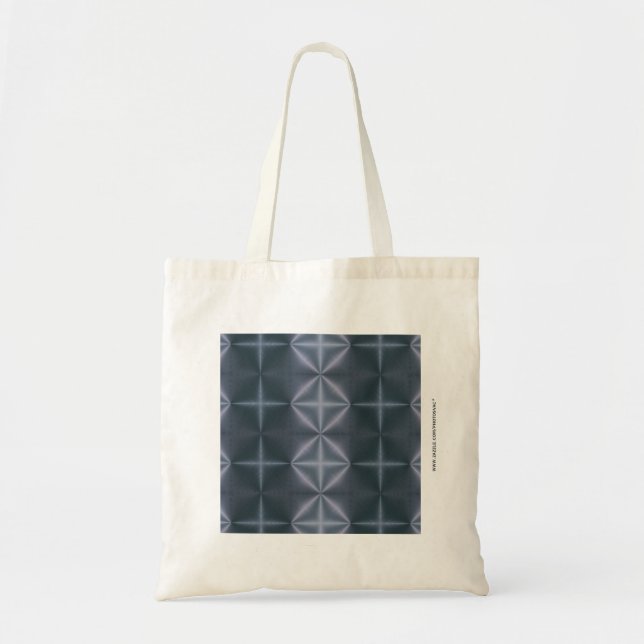 Bolsa Tote Diamantes Azuis (Frente)