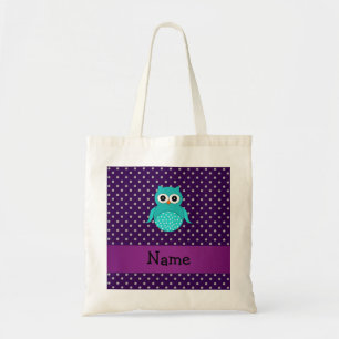 Bolsa Tote Diamantes conhecidos personalizados do roxo da