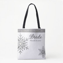 Diamond Snowflake Casamento no inverno Bride