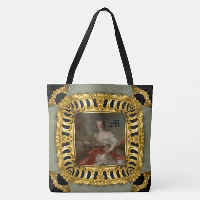 Bolsa Tote Diana Fine Art Girly Monograma (Frente)