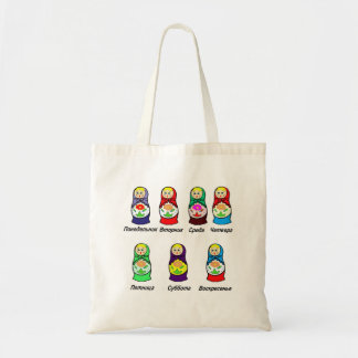 Bolsa Tote Dias de Matryoshka da semana