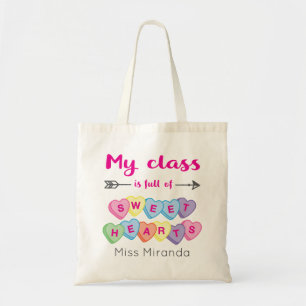 Bolsa Tote Dias de os namorados de Apreciação de Professore
