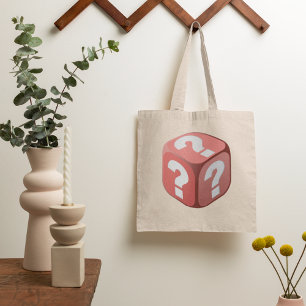 Bolsa Tote Dice With Question Marks Tote Bag