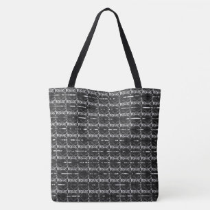 Bolsa Tote Diferentes cinzas, diferentes fitas ou formas