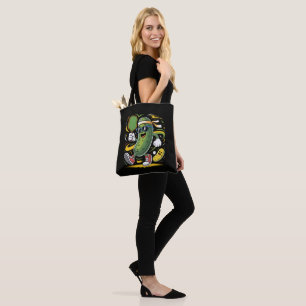 Bolsa Tote Dill Pickle Jogando Pickleball