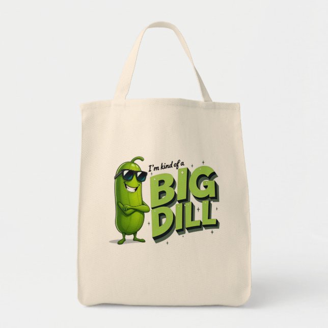 Bolsa Tote Dill Pickles Lovers Gift - Designs Engraçados de C (Frente)