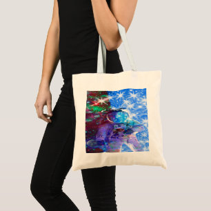 Bolsa Tote Dimensões do astronauta Grande Saco de Tote