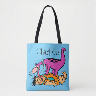 Bolsa Tote Dino Licking Fred Flintstone