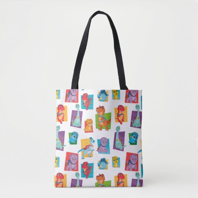 Bolsa Tote Dino Ranch Pattern (Frente)