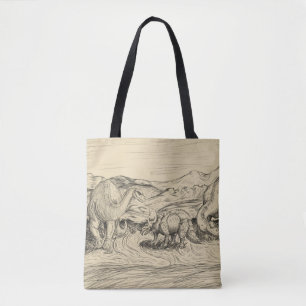Bolsa Tote Dinossauros Clássicos