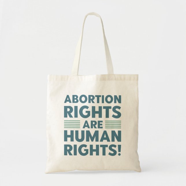 Bolsa Tote Direitos do Aborto São Direitos Humanos (Frente)
