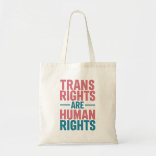 Bolsa Tote Direitos Trans São Direitos Humanos Orgulho Transg
