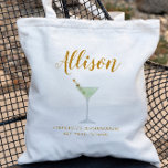 Bolsa Tote Dirty Martini Cocktail Bachelorette Bridesmaid<br><div class="desc">Encham esta mala adorável com os acessórios que as vossas raparigas precisam para a vossa solteira ou fim de semana de casamento!</div>