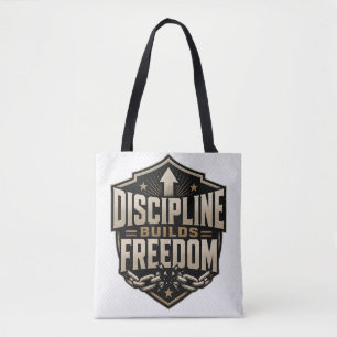 Bolsa Tote Disciplina Constrói Motivação para o Sucesso Mínim