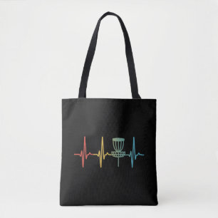 Bolsa Tote Disco de Golfe Vintage Presente Retro Batida do Co