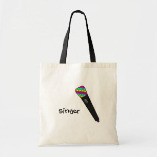 Bolsa Tote disco do microfone