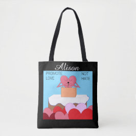 Bolsa Tote Discurso de Amor do Coração