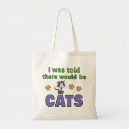 Bolsa Tote Disseram-me que haveria GATOS