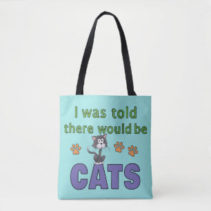 Bolsa Tote Disseram-me que haveria o CATS