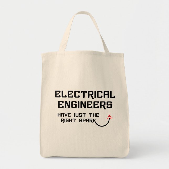 Bolsa Tote Dissipador à direita do Engenheiro elétrico (Frente)