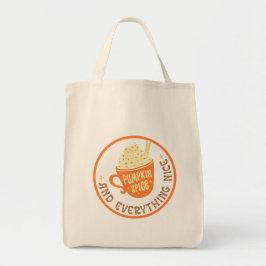 Bolsa Tote Distintivo da Especiaria de Abóbora