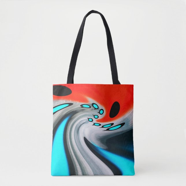 Bolsa Tote Distorção cósmica (Frente)