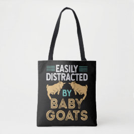 Bolsa Tote Distraído facilmente por Baby Goats
