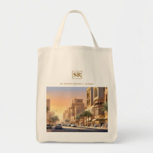 Bolsa Tote Distrito de Al-Olaya Golden Hour, Riade