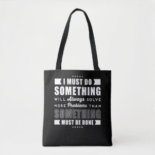 Bolsa Tote Dito Motivacional Positivo Inspiracional