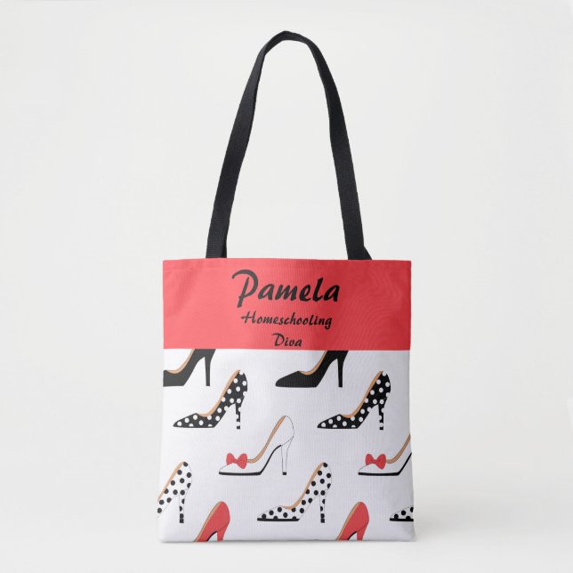 Bolsa Tote Diva de Homeschooling (Frente)