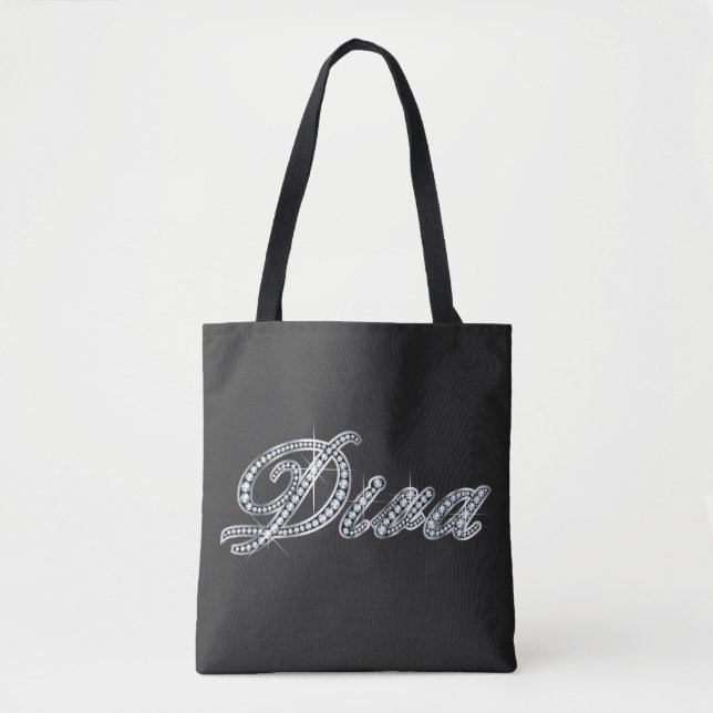 Bolsa Tote Diva "Diamond Bling" (Frente)