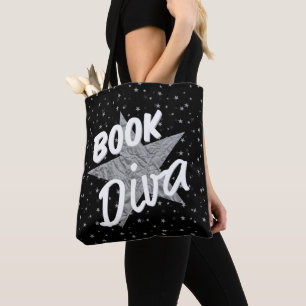 Bolsa Tote Diva do livro por todo o lado na sacola das