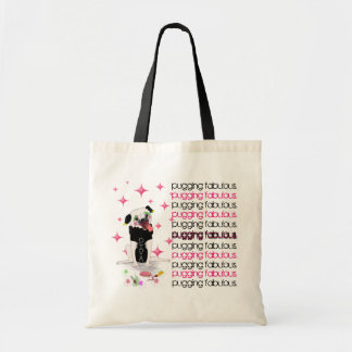 Bolsa Tote Diva Pug: Pugging Fabuloso Tote Bag