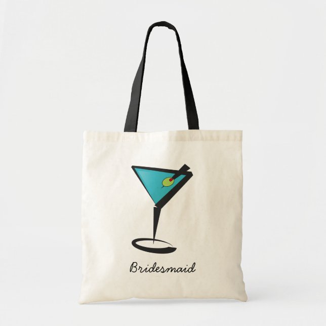 Bolsa Tote Diversão Aqua Martini (Frente)