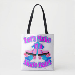 Bolsa Tote Diversão de um Encontro de Patinação Memórias Dive