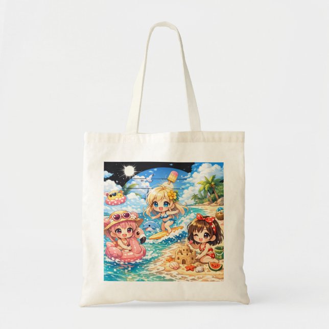 Bolsa Tote Diversão de verão (Frente)