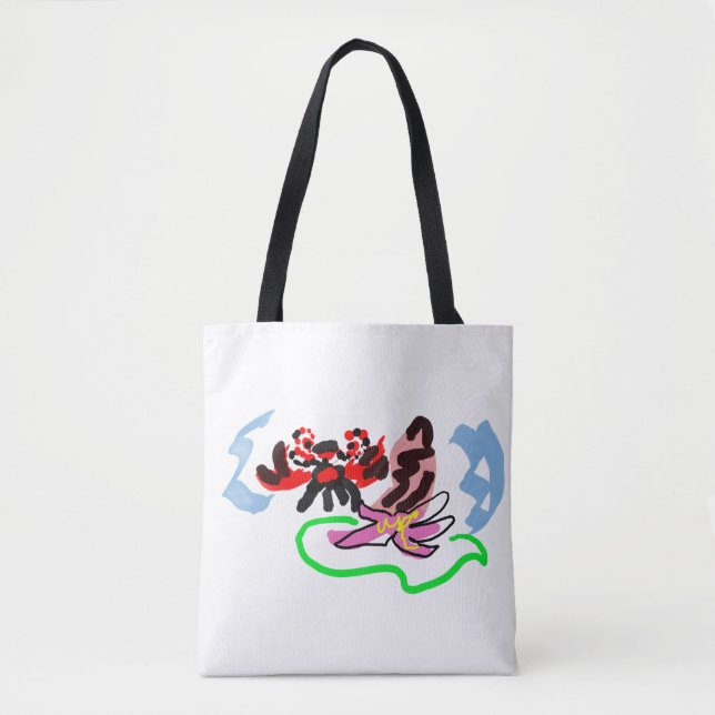 Bolsa Tote Diversão de verão com carboidrato (Frente)